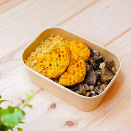 Hambúrguer de Grão e Batata Doce com Ervas Aromáticas